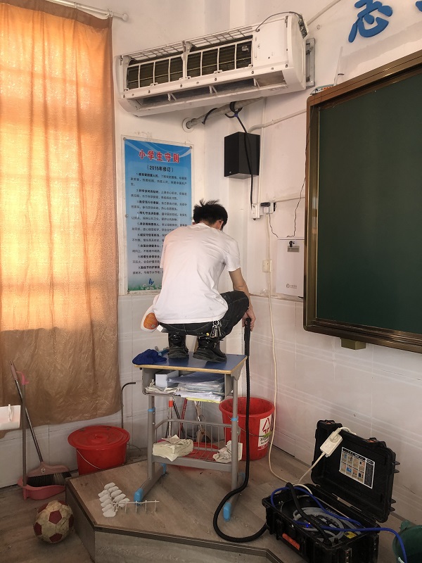 劳动创建美好校园——我校总务处校园维护建设工作纪实