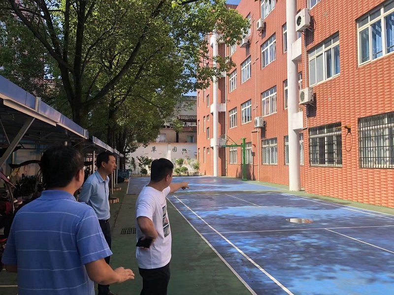 教育装备大排查 管理提升保安全——昌河实验小学迎接全市中小学教育装备安全督导检查