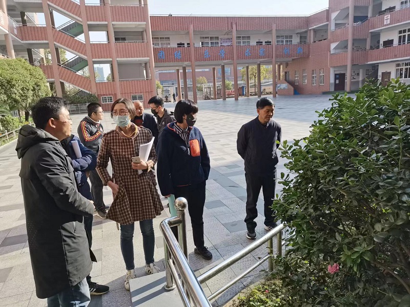 省水利厅领导一行莅临我校视察节水型单位创建工作