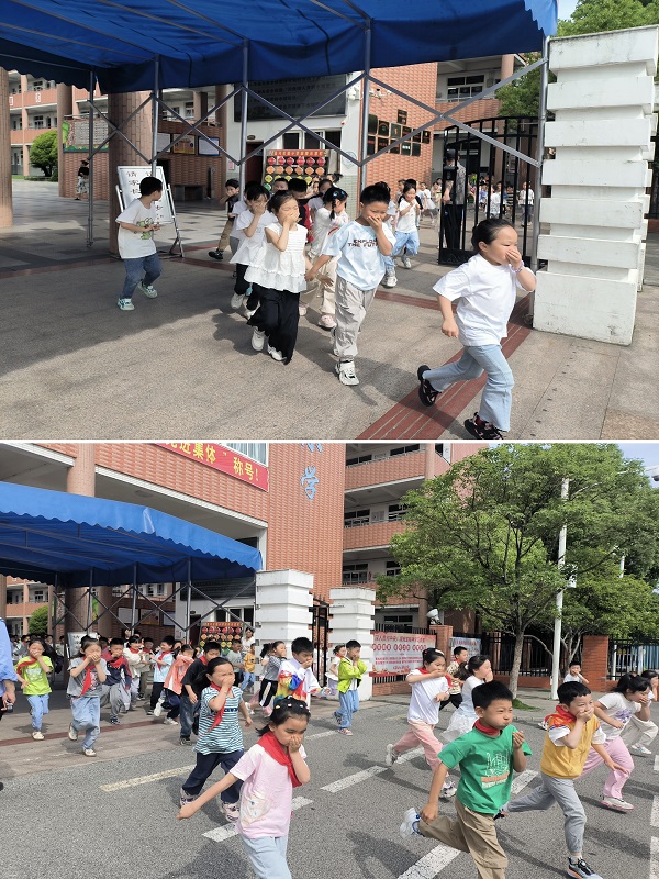 未雨绸缪,安全“童”行 ——昌河实验小学开展无脚本应急疏散演练活动