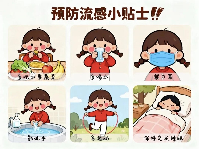 积极行动,科学预防:昌河实验小学流感防护指南